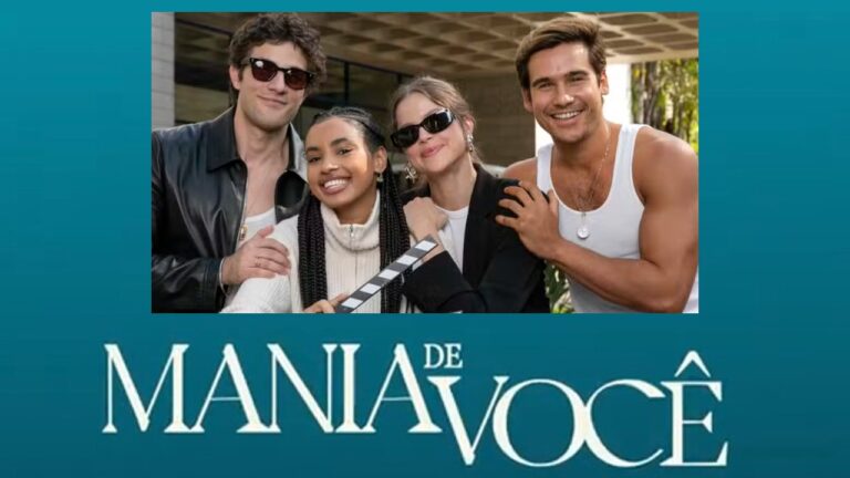 Novela “Mania de Você”: Ísis observa Tomás e Evelyn juntos