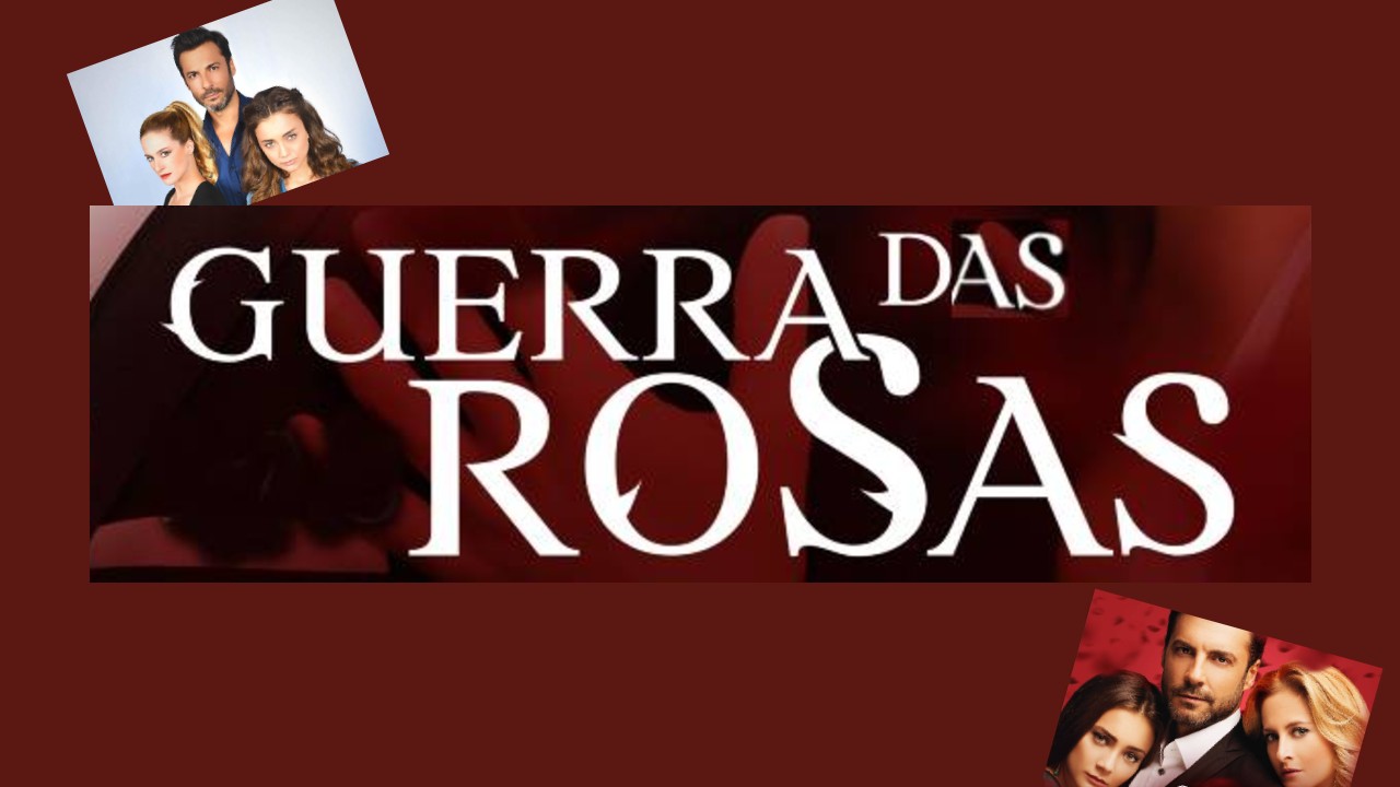 a logomarca da novela é destacada para ilustrar capítulos do resumo 
