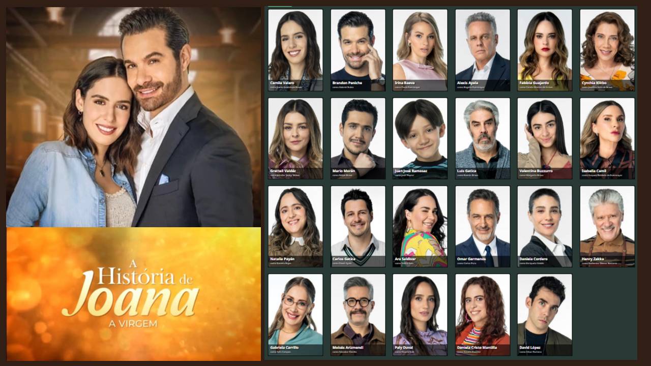 Retrato de 16 atores, personagens citados no resumo A História de Joana, a Virgem