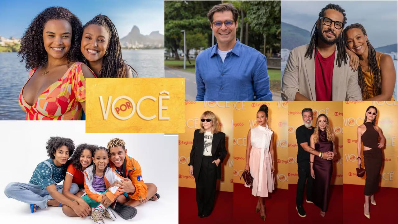Retrato de 12 atores, personagens citados no resumo da novela 'Por Você'